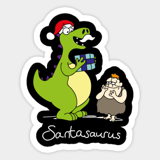 Santasaurus Sticker